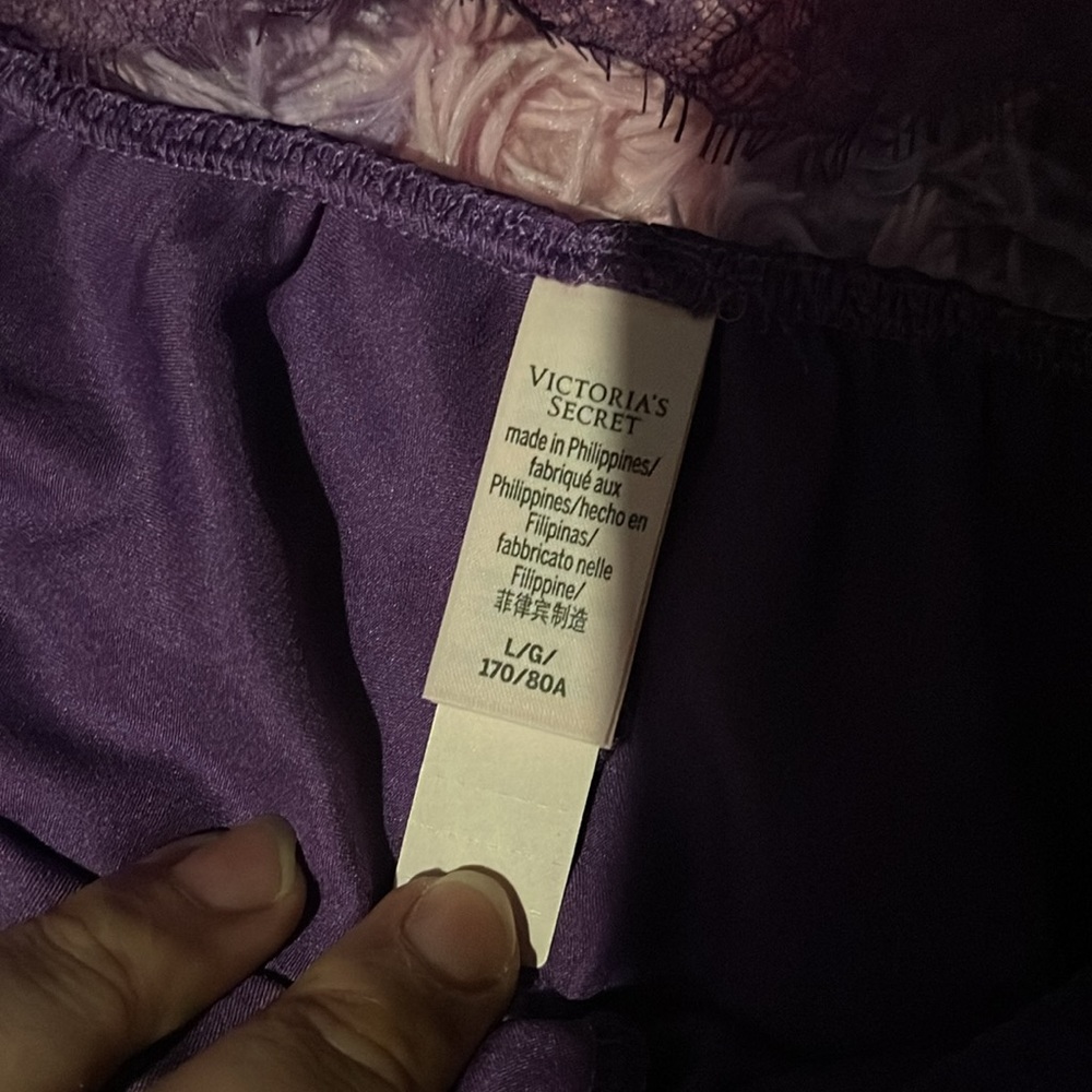 Victoria Secret Purple Lace Cami Set - Picture 5 of 5